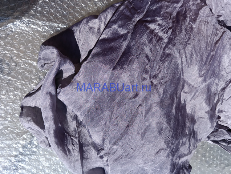 Шелк маргелан. эксельсиор окрашен, серый ш. 45 см д. 1 м 